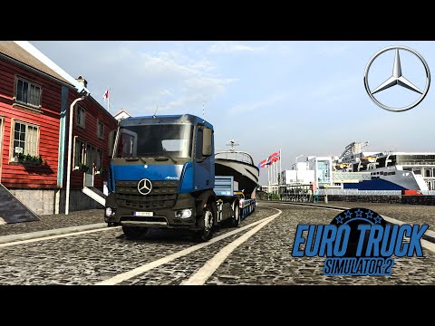 ETS2 1.38 | ProMods 2.50 | Mercedes Arocs 1845 | Östersund - Tórshavn | Part 3