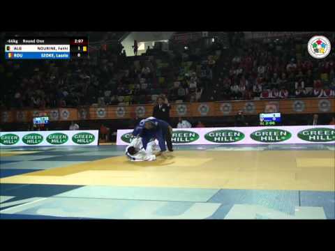 Fethi NOURINE (ALG) Vs Laszlo SZOKE (ROU) - Judo Grand Prix Samsun 2014 [-66kg]
