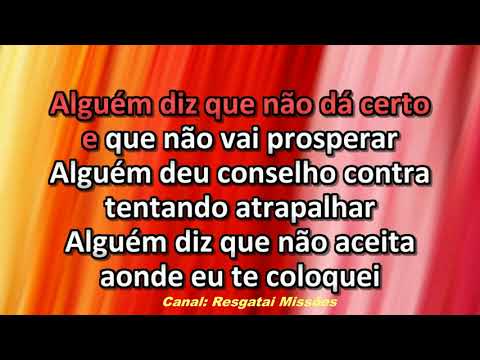 Eurice Diniz e Rebeca Eloíse - Quem Te Escolheu Foi Deus - Karaokê