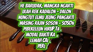 Download lagu Pupuh Wirangrong - He Barudak - lirik mp3