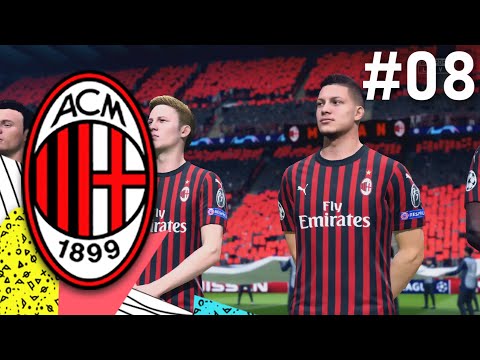 CHAMPIONS LEAGUE RETURN! FIFA 20 AC MILAN CAREER MODE #08