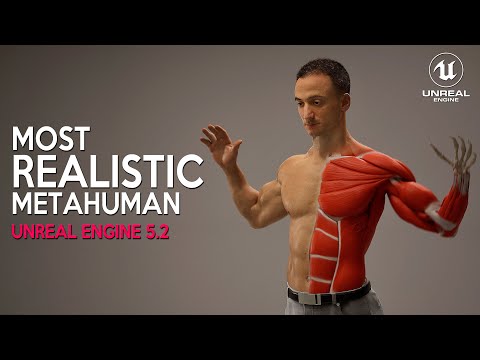 Most REALISTIC MUSCLES in UNREAL ENGINE 5.2 | New Tech Demo ML Deformer RTX 4090 4K 2023