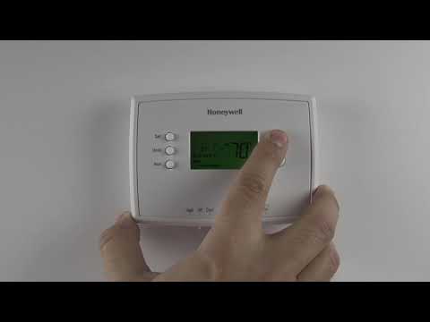 Programming Schedules on the Honeywell Home RTH2300 Thermostat