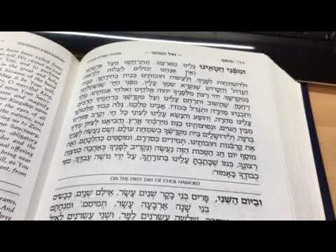 Chazan Nathan Gluck - Nusach Chol Hamoed Succos part 2