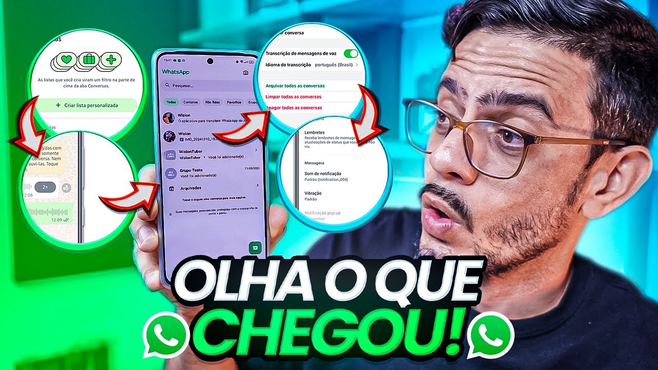 🔥Finalmente - WhatsApp Pegou Todos de Surpresa com 4 Novidades