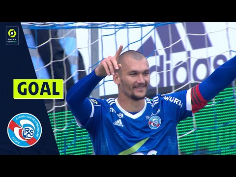 Goal Ludovic AJORQUE (73' - RCSA) RC STRASBOURG ALSACE - AS SAINT-ÉTIENNE (5-1) 21/22