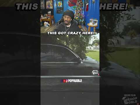 Police Encounter Escalates Rapidly!! #SHORTS #poppabenji