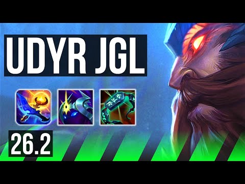UDYR vs EKKO (JGL) | 57K damage, 8k gold comeback | EUW Master | 26.2