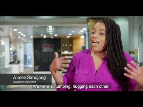 AstraZeneca Scientists Celebrating Success