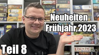 Brettspiele Neuheiten Frühjahr 2023 - Spielwarenmesse Nürnberg - XXL Folge Teil 8