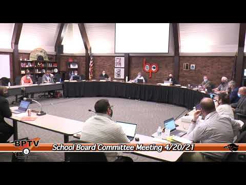 Bethel Park School Board Committee Meeting 4/20/21