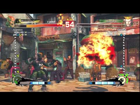 nyannco [Dhalsim] vs. kabao-8 [Guile] | PS3 SSF4 Classic Match