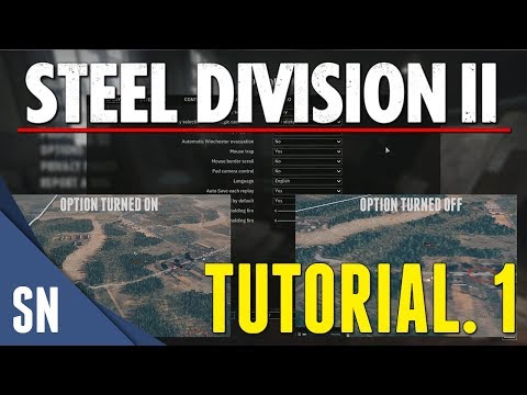 TUTORIAL 1 | Interface and Gameplay Options - Steel Division 2 tutorial