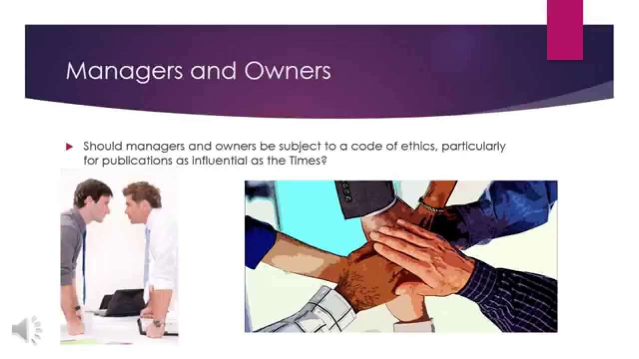 Case Study 2: New York Times Code of Ethics