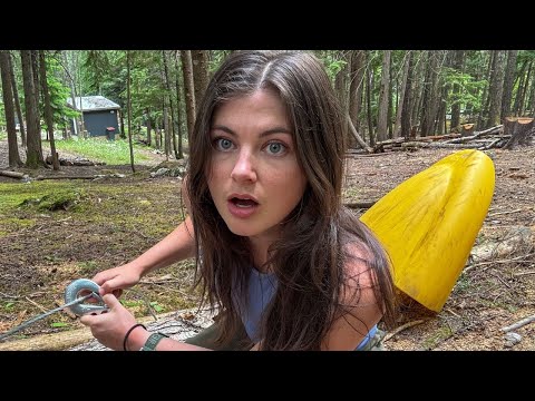 Lightning Forest Fire! Milling Wood for My Cabin Build (ep. 9)