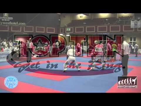 Livia Murvai HUN v Giulia Cavallaro ITA WAKO World Championships 2015, Dublin