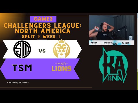 Sen Tarik Reaction TSM Vs MAD Lions Game3 Full Match #valorant #tsm #madlions #corey #bestplayer
