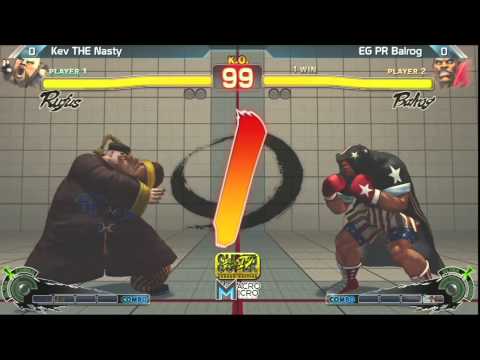 SSF4: EG PR Balrog vs KevTHENasty - Alpha Clash 10