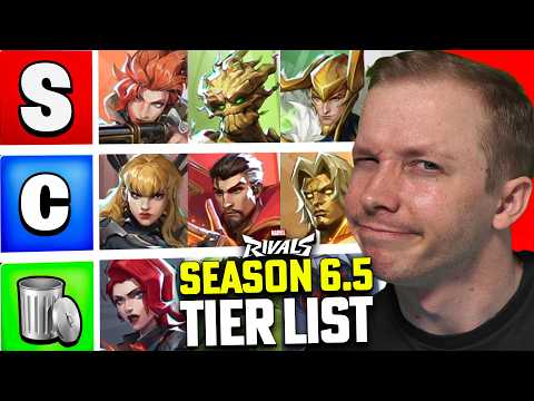 Jay3 OFFICIAL Tier List For Season 6.5 of Marvel Rivals