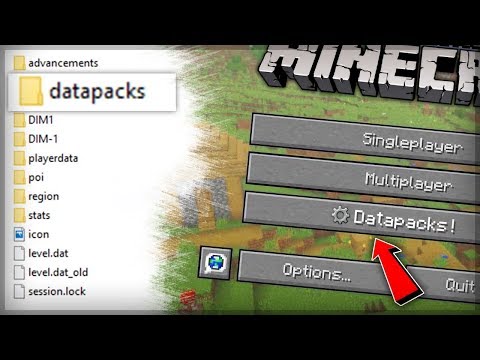 How to INSTALL DATAPACKS in your MINECRAFT - COMPLETE TUTORIAL