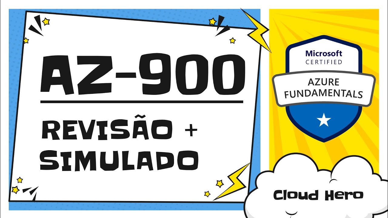 Certificação AZ 900! Revisão e simulado para prova