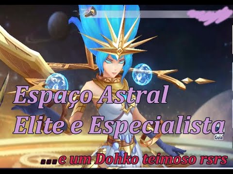 Espaço Astral Elite e Especialista, após pavilhão. Um Dohko muito teimoso resolveu aparecer.