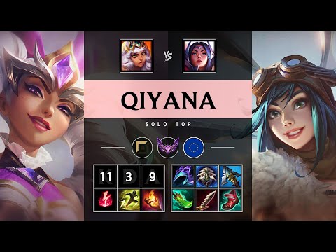 Qiyana Top vs Irelia - EUW Master Patch 25.18