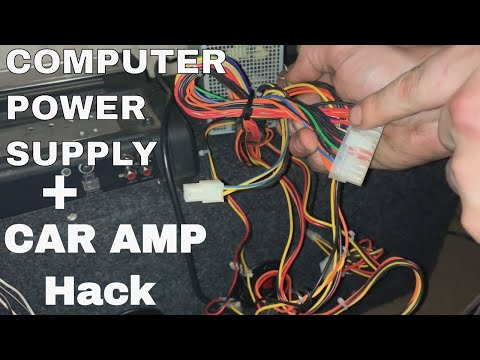 Computer Power supply + car amplifier HACK