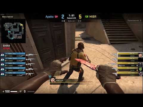 Pov trk (17/14) CS GO DEMO - MIRAGE - 16 MIBR VS 8 APEKS (LOOT.BET S7 08/09/2020)