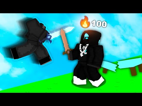 I met a HACKER while on a huge WINSTREAK.. (Roblox Bedwars)