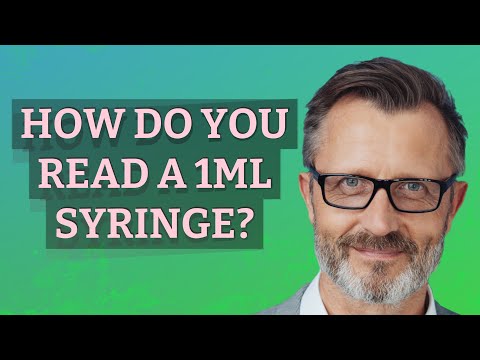 How do you read a 1ml syringe?