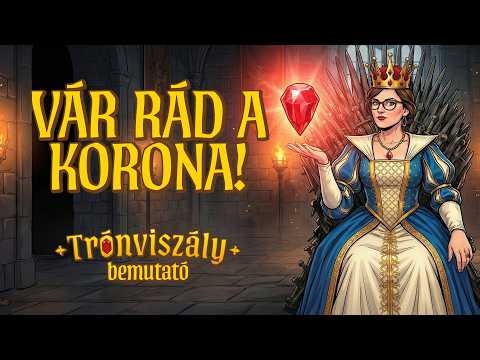 Vár rád a korona! | Trónviszály társasjáték bemutató ️ - Gémklub