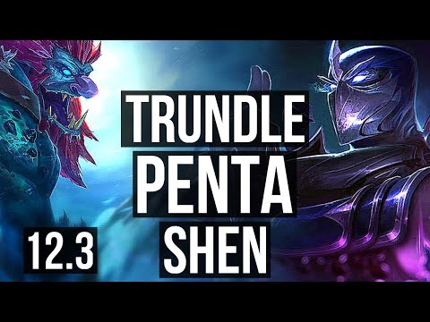 TRUNDLE vs SHEN (TOP) | Penta, Dominating | EUW Diamond | 12.3