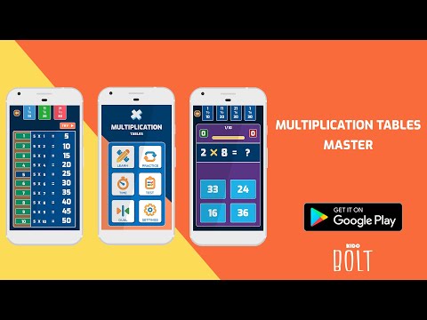 Math Multiplication Tables Video