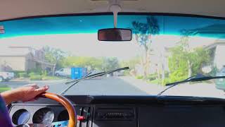 1977 Volkswagen Transporter Bus Driving POV