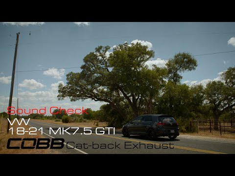 COBB Tuning - Sound Check - Titanium Cat-Back Exhaust for Volkswagen Mk7.5 GTI