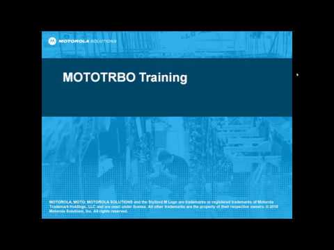 MotoTRBO DMR and Product portfolio webinar #1
