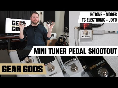 Mini Tuner Pedal Shootout - Mini Pedal Madness Part 4 - Joyo Mooer TC Electronic Hotone | GEAR GODS