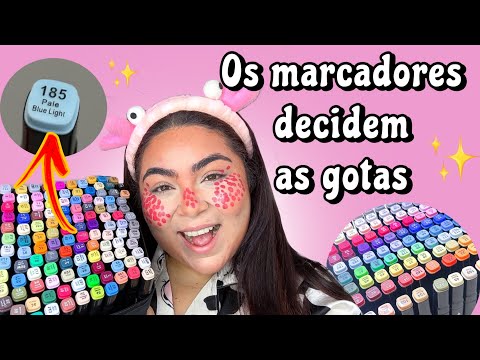 MARKERS DECIDE THE DROPS 😱💖