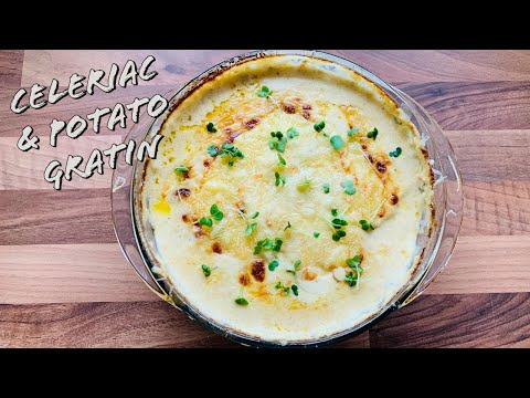 How to make Celeriac, Potato & Rosemary Gratin | Cheesy Gratin Recipe