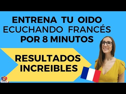 Entrena Tu Oido Escuchando FRANCÉS Por 8 minutos  ?⚪?  Resultados Increíbles