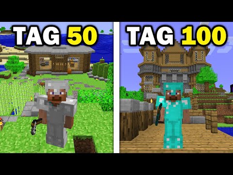 Ich überlebe 100 Tage in Minecraft Alpha ... (Part 2)
