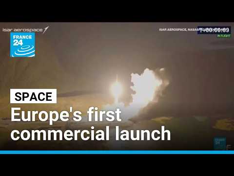 German startup carries out Europe's first commercial space launch