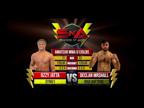 Shock N Awe 34 - Ozzy Jatta vs Declan Marshall Bantamweight Amateur MMA