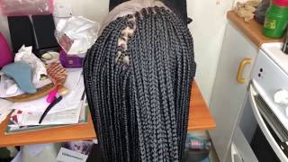 Simple braided wig