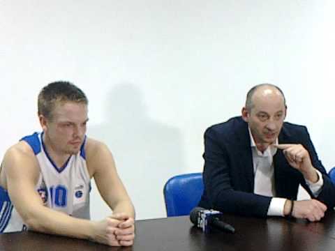 Interviu Milan Nisic si Sten Sokk (SCM U CRAIOVA - KK KUMANOVO 80-76)