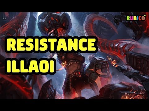 RESISTANCE ILLAOI SKIN SPOTLIGHT - LEAGUE OF LEGENDS