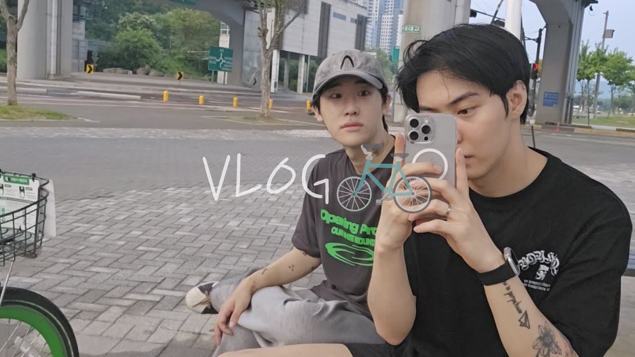 [VLOG] Let's go bike riding 🐱🐤🚲