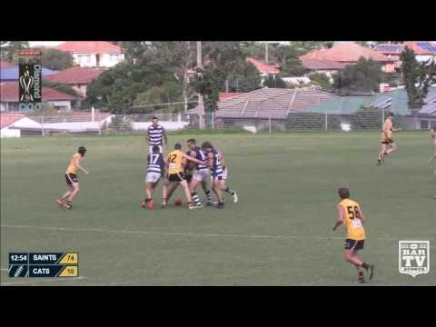 2017 BDAFL Round 1 1st Division Highlights - Maitland Saints v Muswellbrook Cats