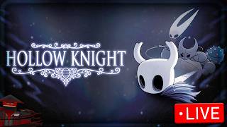 My first time playing HOLLOW KNIGHT 𖤍 || Part 1 (Live)🔴